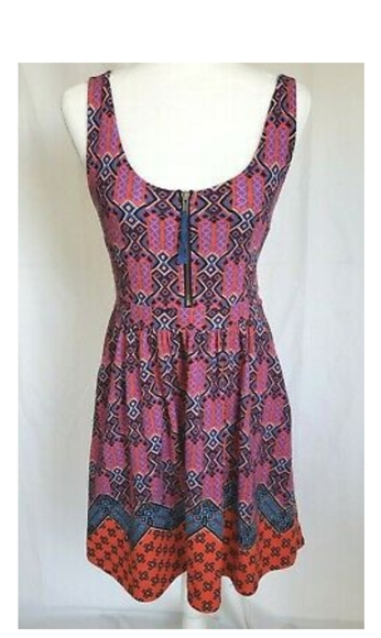 Anthropologie Maeve Amapola Tribal Print Dress - Picture 5 of 7